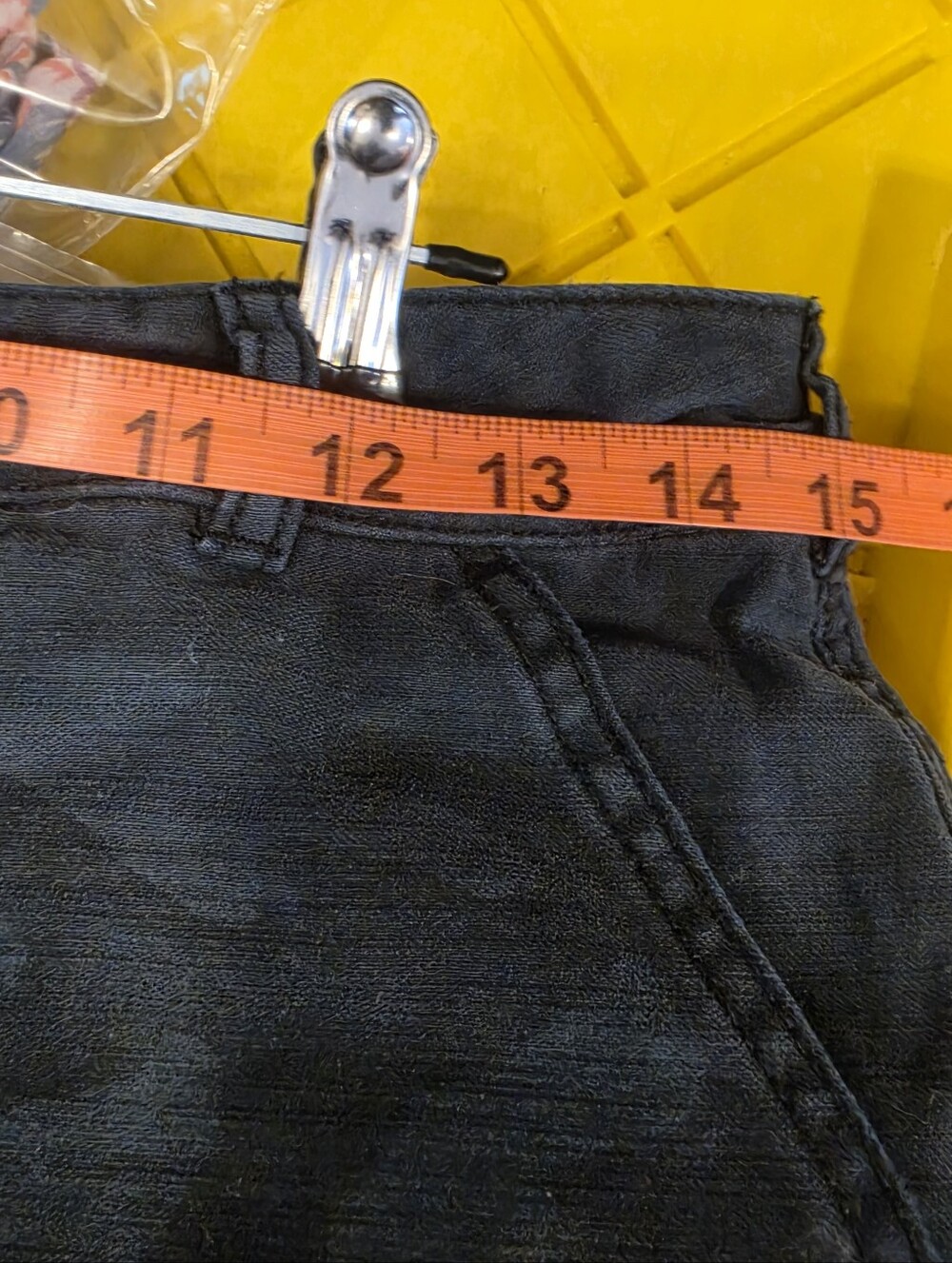 FREE PEOPLE Embroidered Black Denim Shorts with Floral Detail - Picture 9 of 16